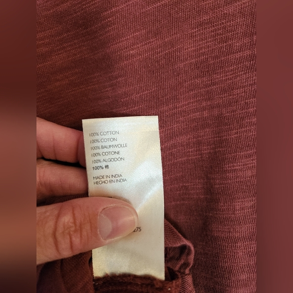 Free People We The Free Hooked on You Embroidered Sleeve Mock Neck Top Small - Picture 7 of 7